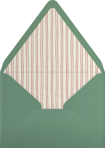 Pine Tree With Gifts - Martha Stewart Envelope