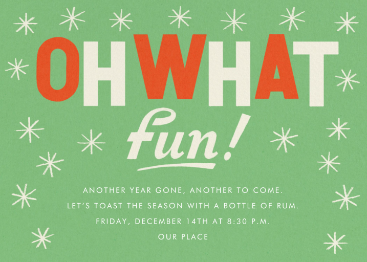 Twinkling Vintage - Holiday Party Invitation by Paperless Post