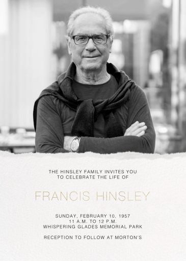 Torn Edge (Double Sided Photo) by Paperless Post