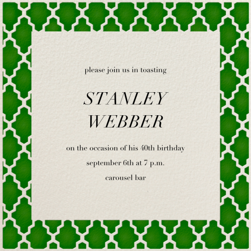 Marrakesh - Invitation by Paperless Post