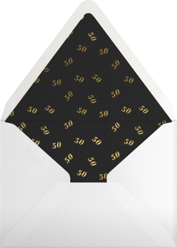 Sideways Lettering - Paperless Post Envelope