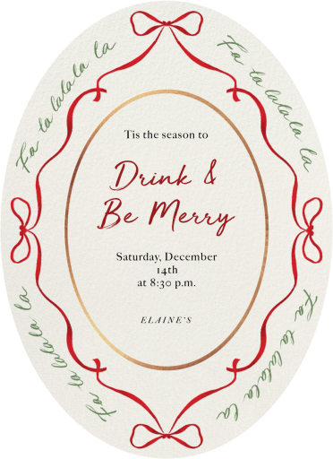 Holiday Bows (Single-Sided) - Invitation by Paperless Post