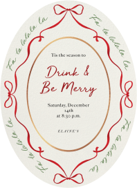 Holiday Bows (Single-Sided) by Paperless Post