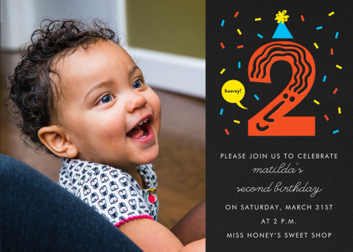 Birthday Faces Photo - Birthday Invitation by The Indigo Bunting