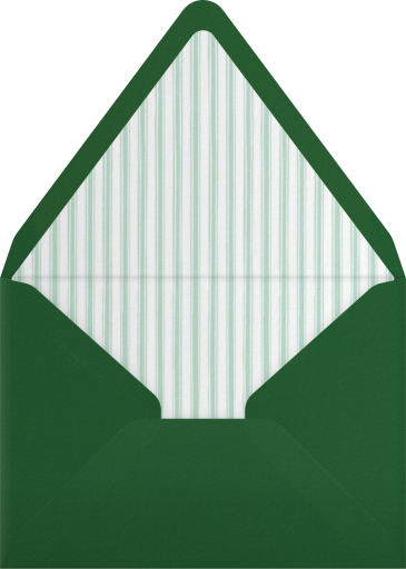 Jolly Holiday Ornament Invitation Envelope