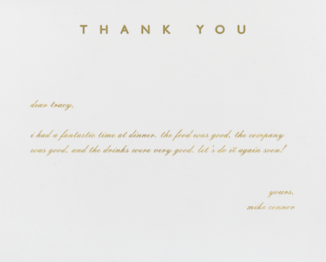 Contemporary Thanks - Stationery by Paperless Post