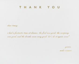 Contemporary Thanks - Stationery by Paperless Post