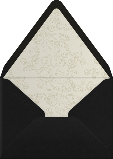 Art Nouveau Frame & Oval Invitation Envelope