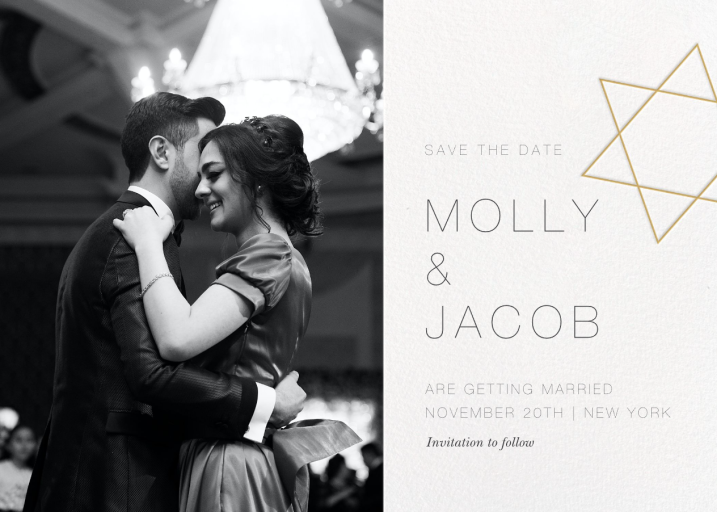 Nissuin (Photo Save the Date) by Paperless Post