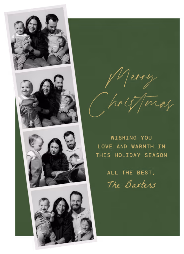 Film Strip - Christmas Card by Paperless Post