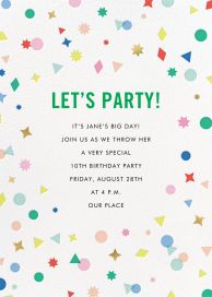 Kids' Birthday Party Invitations