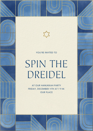 Groove - Hanukkah Invitation by Paperless Post