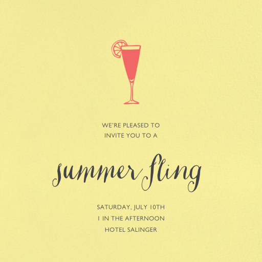 Lemon Drop - Summer Party Invitation by Paperless Post