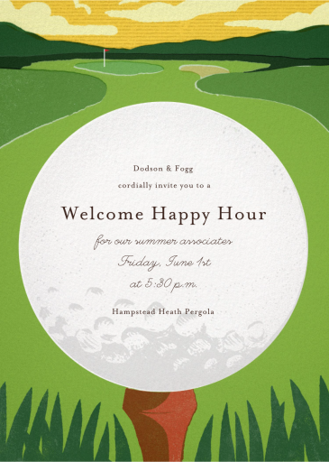 Tee Time - Invitation by Paperless Post