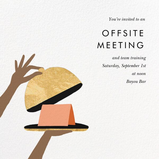 Cloche - Networking Event Invitation by Rifle Paper Co.