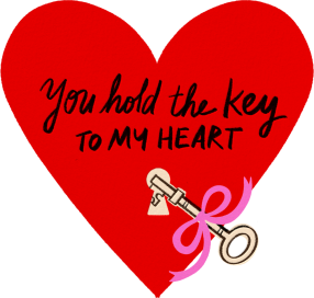 Unlock My Heart - Greeting Card by Hello!Lucky