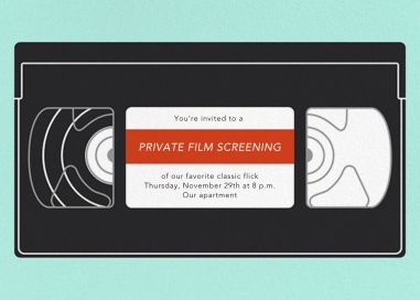 VHS - Party Invitation by Paperless Post