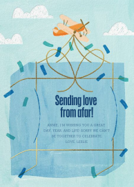 Sending Love - Birthday Card by Paperless Post