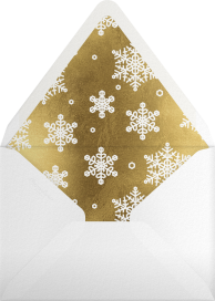 Embossed Snowflakes - Paperless Post Envelope