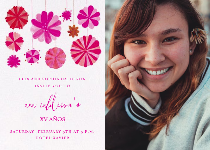 Blow Up the Balloons (Photo) - Quinceañera Invitation by Mr. Boddington's Studio