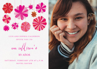 Blow Up the Balloons (Photo) - Quinceañera Invitation by Mr. Boddington's Studio