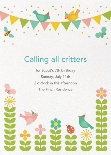 Spring Fling - Invitation by Petit Collage