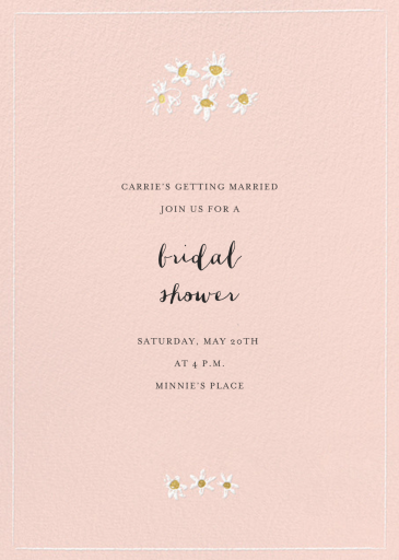 Better Daisies - Bridal Shower Invitation by mr-boddingtons-studio