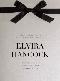 Avenue Montaigne - Bachelorette Party Invitation by Paperless Post