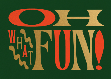 Oh What Fun (Horizontal) - Christmas Party Invitation by Paperless Post