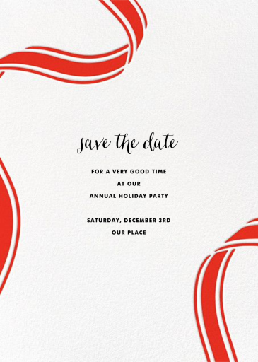 Ellis Hall II (Tall) - Holiday Save the Date by kate spade new york
