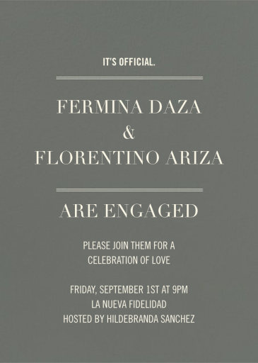 Typographic II - Invite by kate spade new york