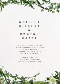 Chincoteague Vine - Wedding Invitation by Paperless Post