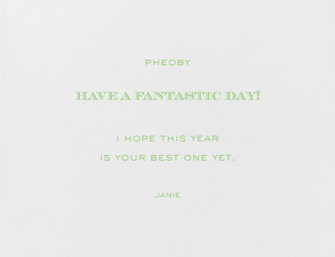 Cadogan Birthday - Birthday Card by Paperless Post - Back