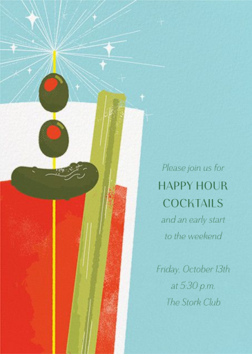 Bloody Good - Happy Hour Invitation by Paperless Post
