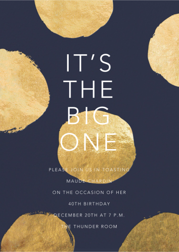 Superscale Dots - Birthday Invitation by Sugar Paper