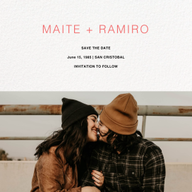 Tableau (Save the Date) by Paperless Post