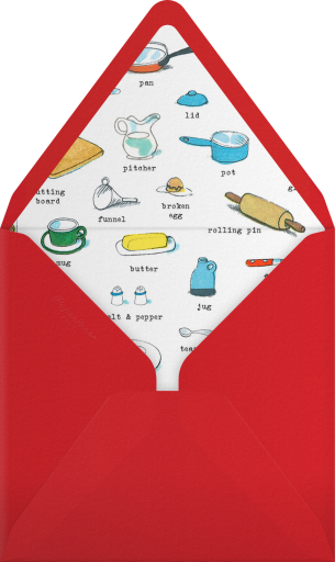 Pig Out Party - Richard Scarry Envelope