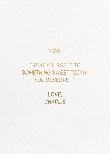 Bow Bouquet - Mother's Day Card by Hartland Cards - Back