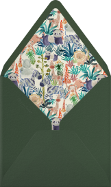 Watercolor Monkey - Jungalow Envelope