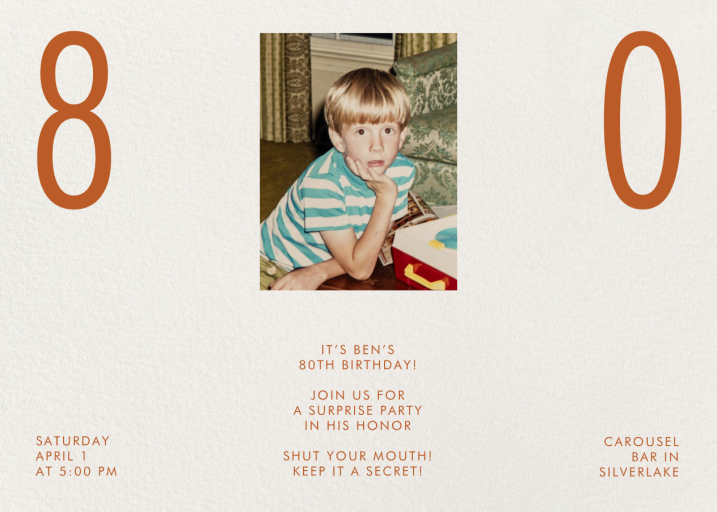 Time Capsule - Birthday Invitation by Goods Gang