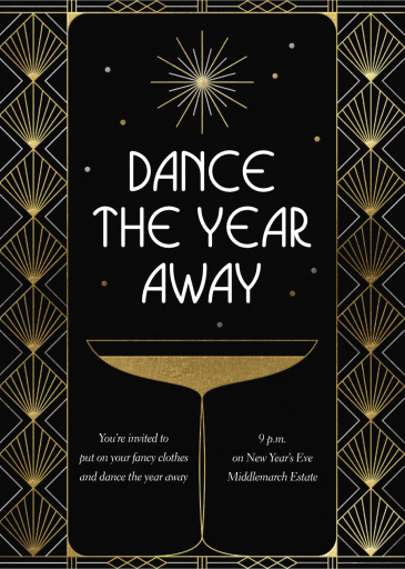 Roaring New Year - New Year's Eve Invitation by Paperless Post