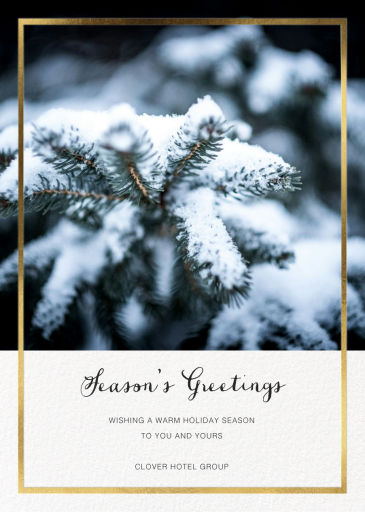 Idylle (Photo) - Business Holiday Card by Paperless Post