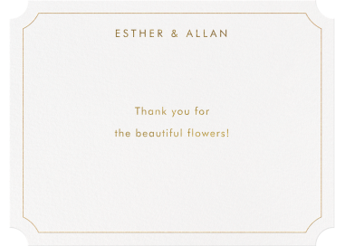 Erte (Thank You) - Stationery by Crane & Co.