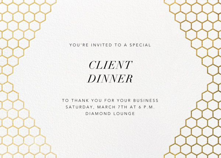 Honeycomb Party by Paperless Post