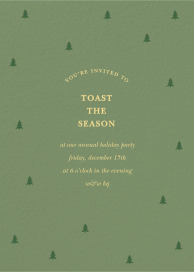 Mini Trees - Corporate Holiday Party Invitation by Sugar Paper