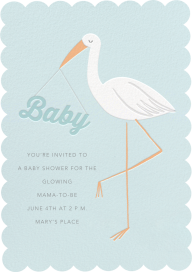 Stork Story - Baby Shower Invitation by Meri Meri