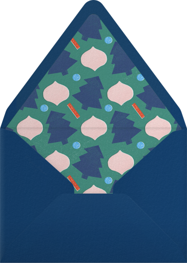 Globe Glitter - Paperless Post Envelope