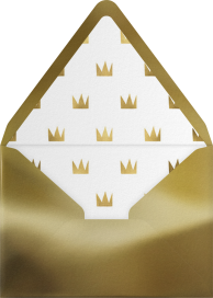 Gold Crown - Paperless Post Envelope