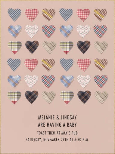 Plaid Hearts by Paperless Post