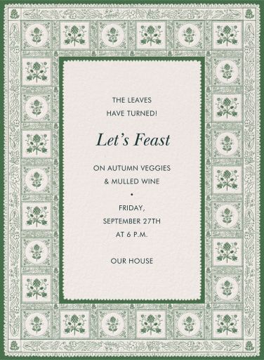 Artichoke - Dinner Party Invitation by Rifle Paper Co.